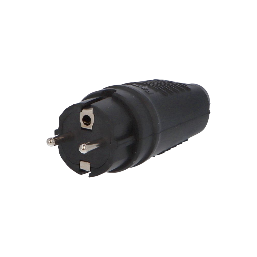 Rubber plug type Schuko 2P+TTL 16A IP44 SpeedPRO