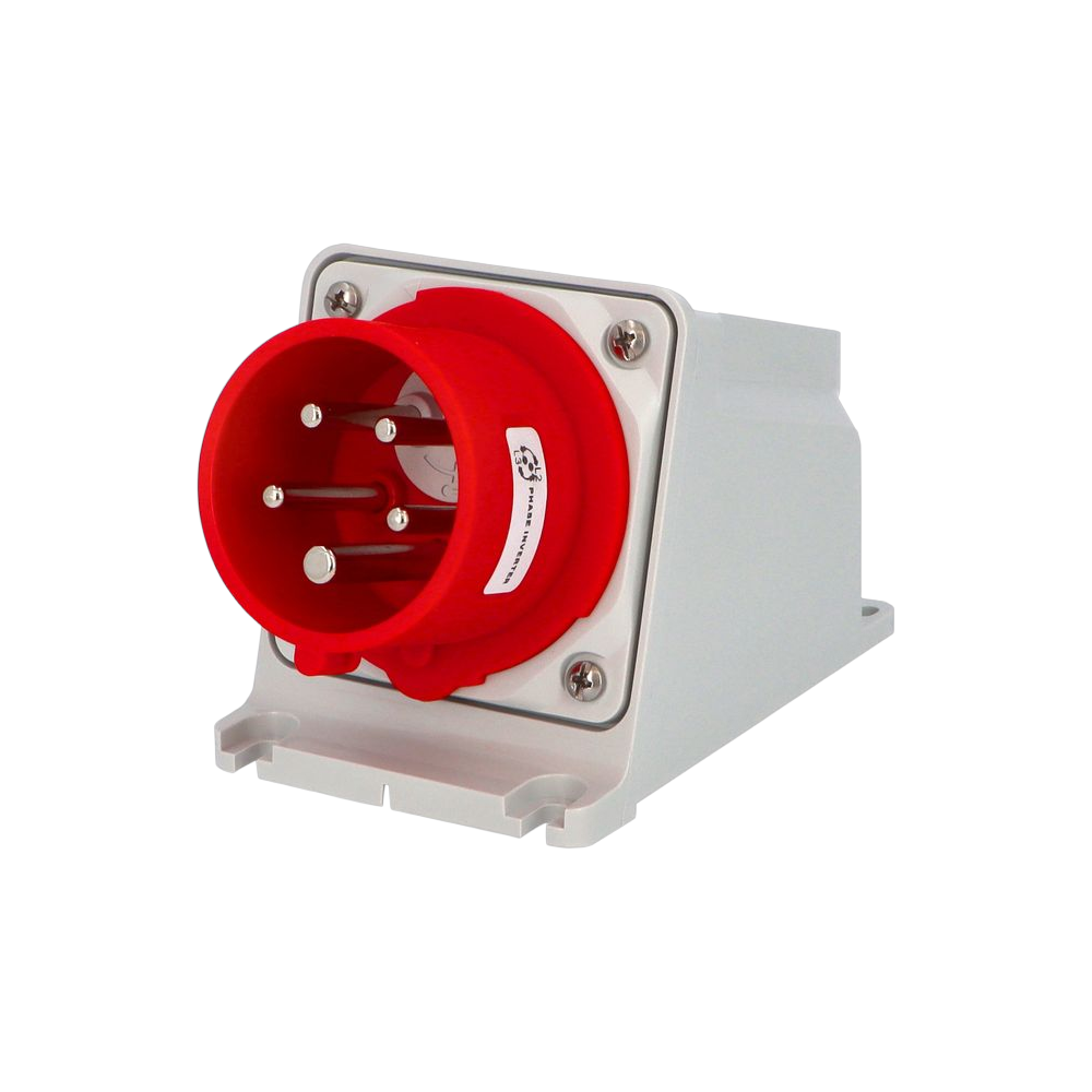 Surface-mounted phase inverter plug 3P+N+E 16A IP54 SpeedPRO