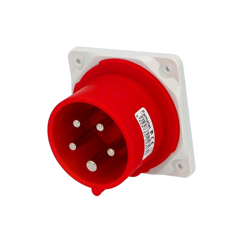 Straight panel plug 3P+N+E 16A IP44/54 SpeedPRO
