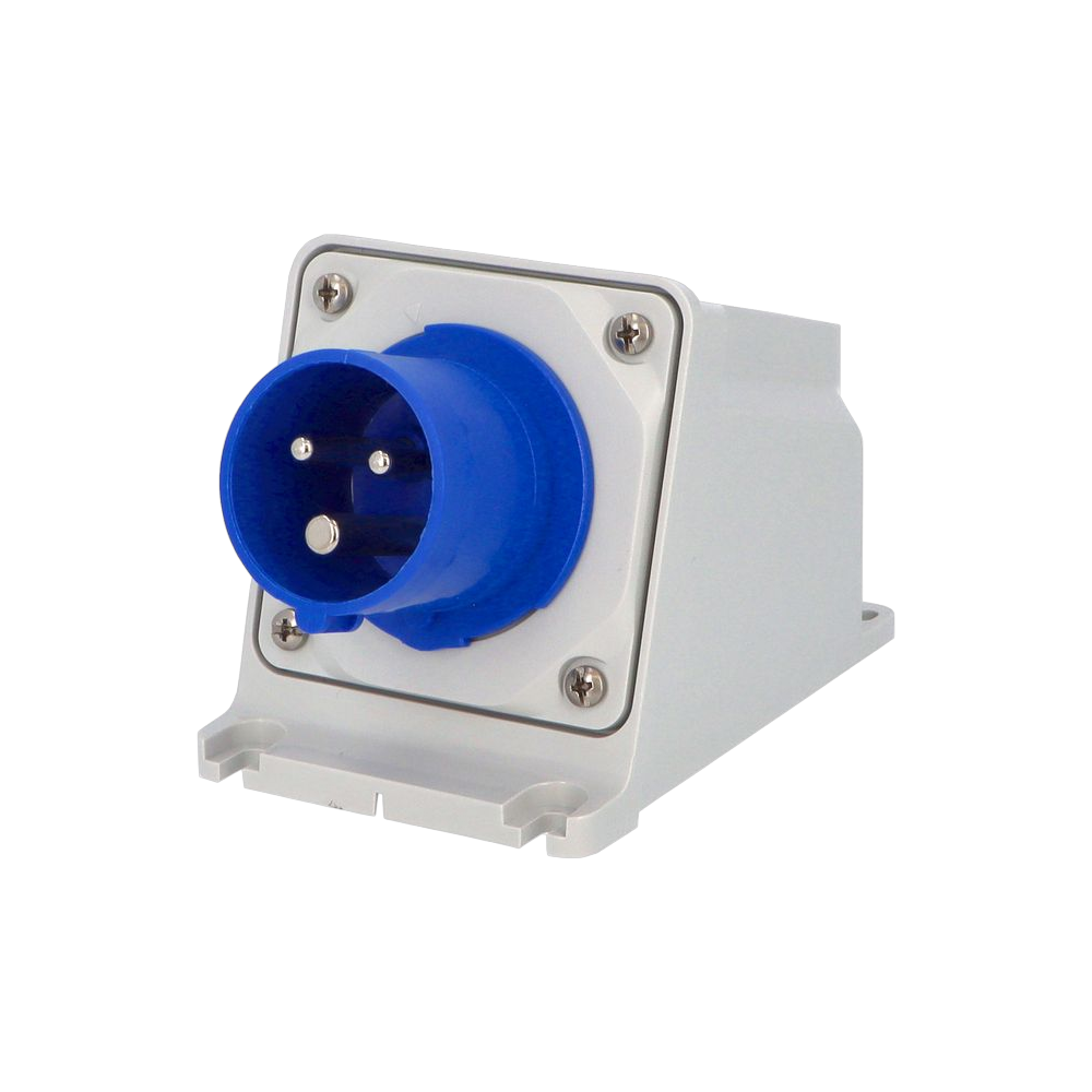 Wall-mounted plug 2P+E 16A IP44/54 SpeedPRO