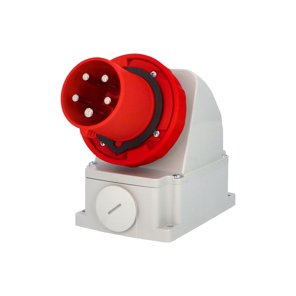 Wall-mounted plug 3P+N+E 63A IP67 SpeedPRO