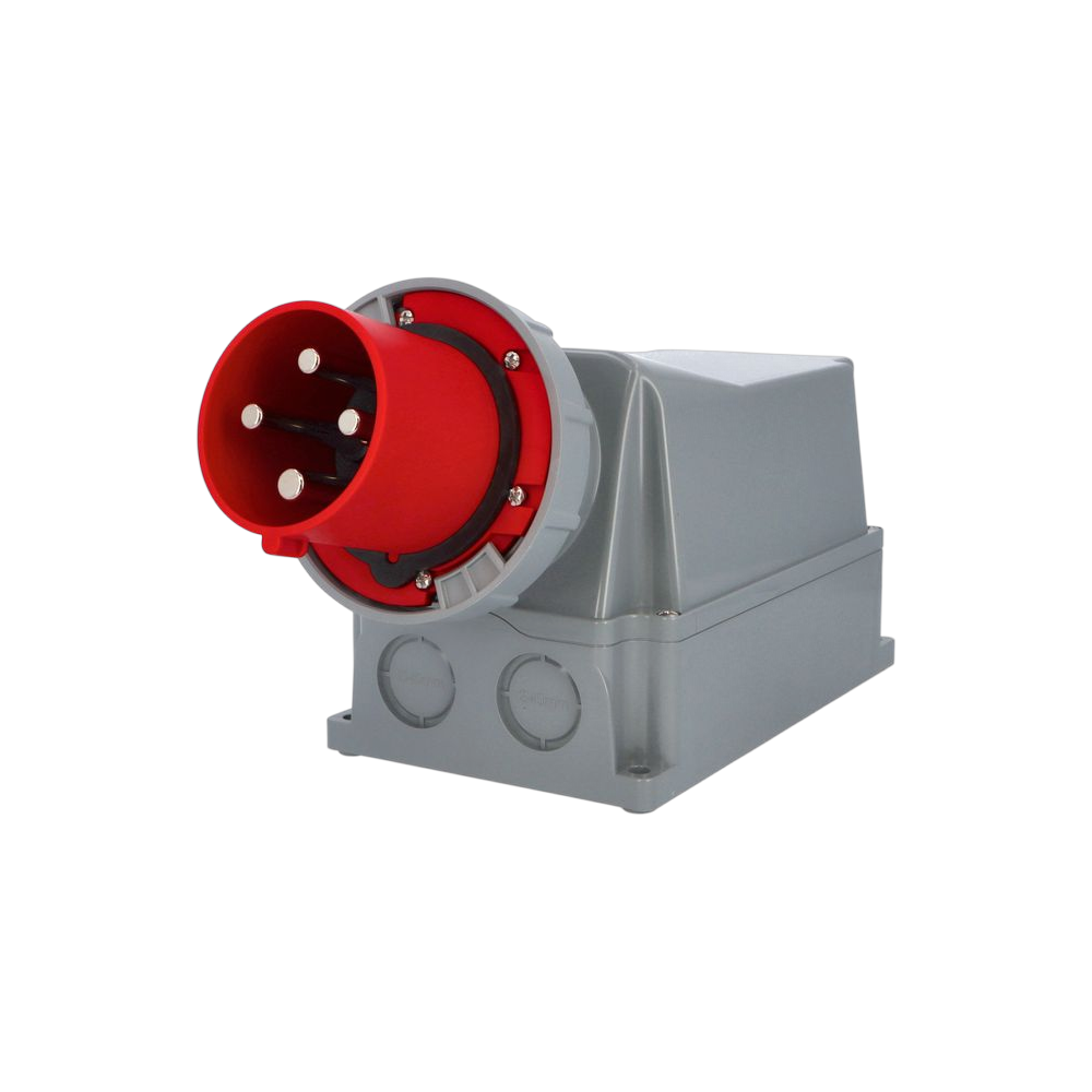 Wall-mounted plug 3P+E 125A IP67 SpeedPRO