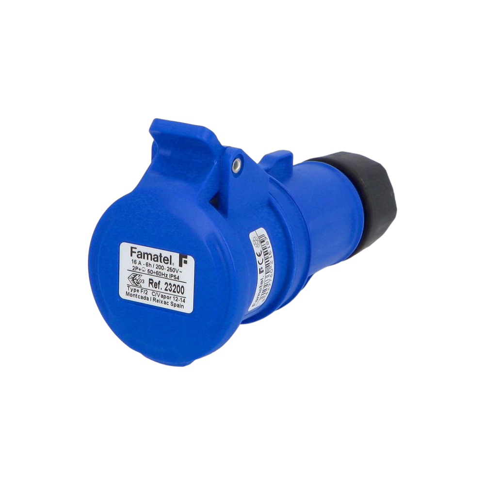 Mobile socket 2P+E 16A IP44/54 SpeedPRO