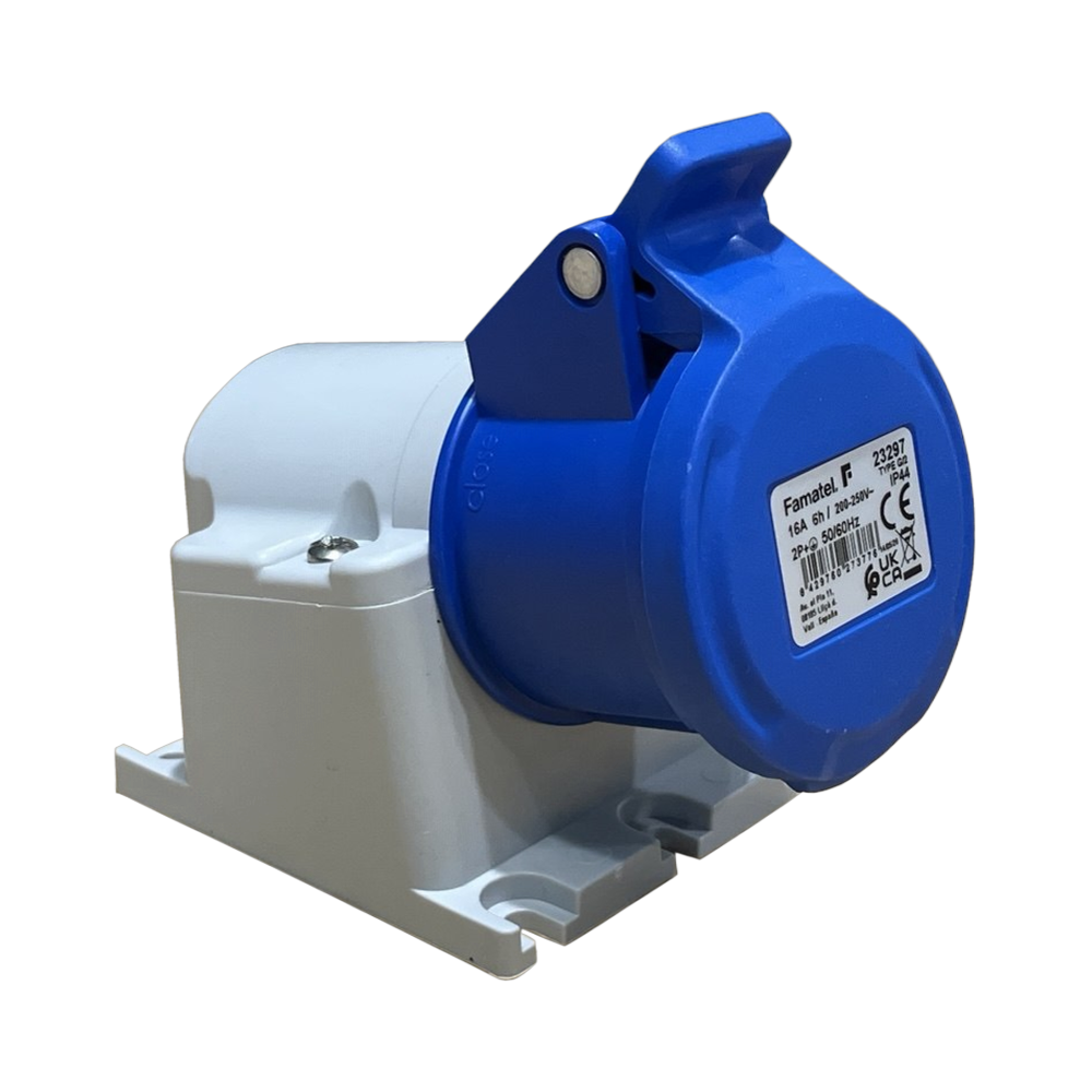 ECO wall-mounted socket 2P+E 16A IP44 SpeedPRO