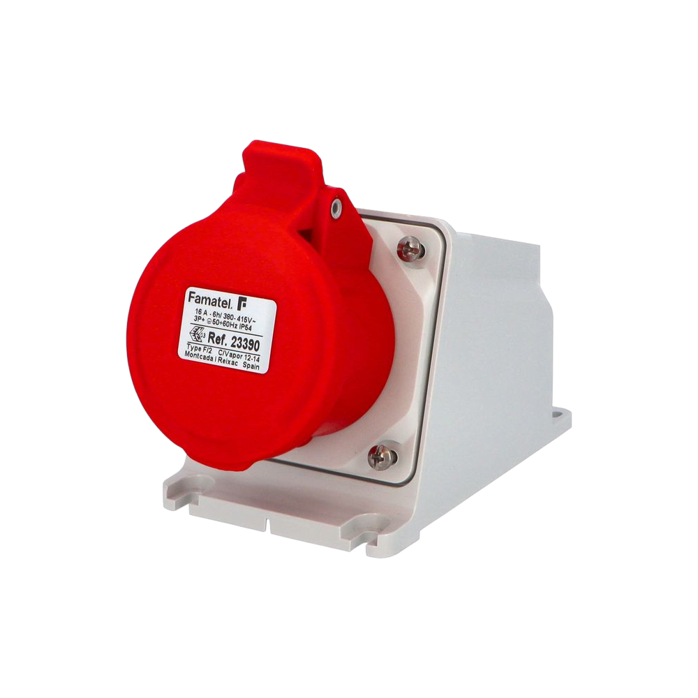 Wall-mounted socket 3P+E 16A IP44/54 SpeedPRO