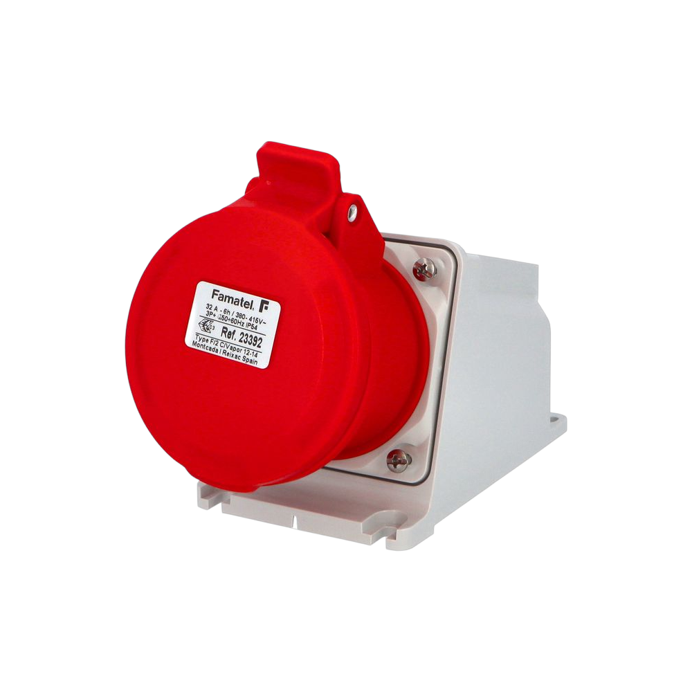 Wall-mounted socket 3P+E 32A IP44/54 SpeedPRO