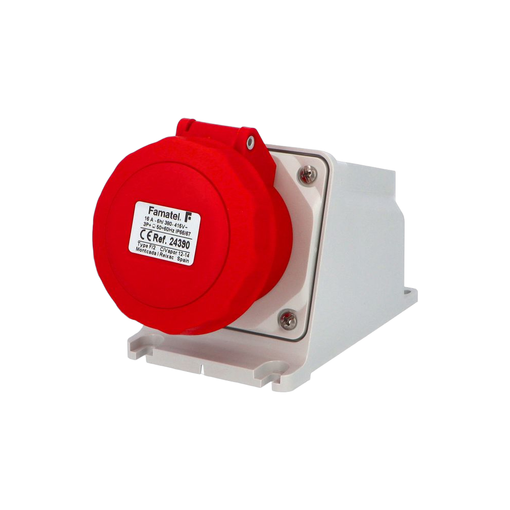 Wall-mounted socket 3P+E 16A IP66/67 SpeedPRO