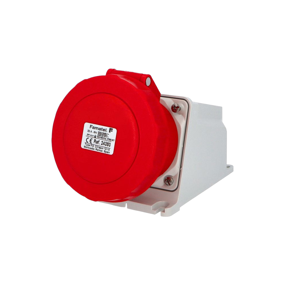 Wall-mounted socket 3P+N+E 32A IP66/67 SpeedPRO