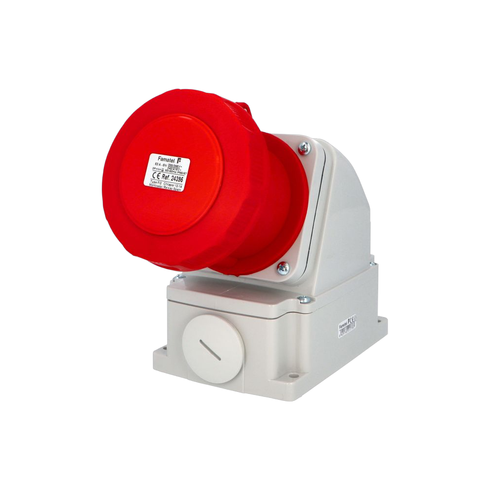 Wall-mounted socket 3P+N+E 63A IP67 SpeedPRO