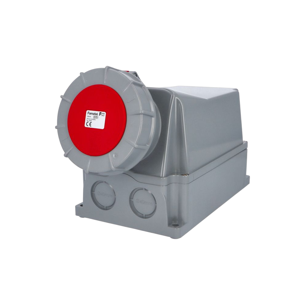 Wall-mounted socket 3P+N+E 125A IP67 SpeedPRO