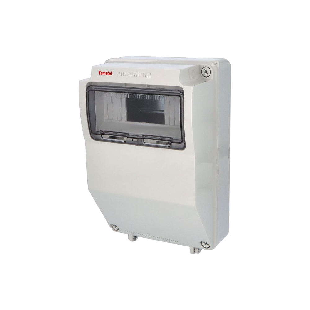 9-module IP65 blank enclosure AcquaCOMBI, 350x215x150 mm